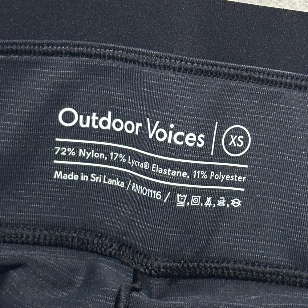 NWT Outdoor Voices TechSweat Thrive 7/8 Legging XS Non-slip Night - Picture 8 of 8
